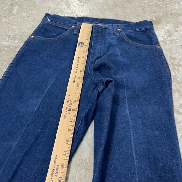 Wrangler Jeans 30x34 Blue Pant Cowboy Western‎ 13MWZ Denim Vintage Fits 28x33 - Picture 10 of 16